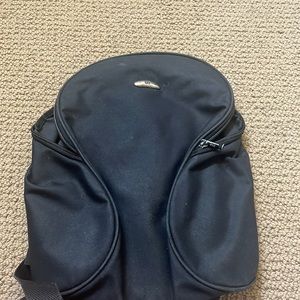 Black backpack, hardly been used.